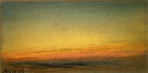 Coucher de soleil, 10 mai 1884